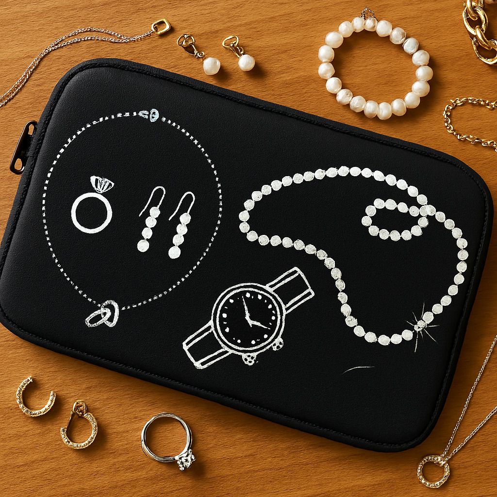 neoprene Jewelry Bag